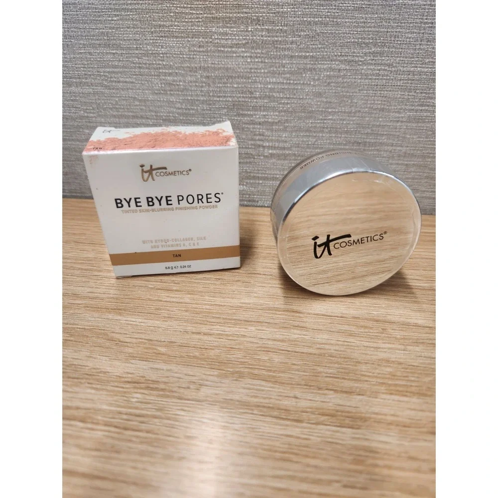 IT Cosmetics Bye Bye Pores Finishing Powder Tan Shade 0.24 oz SEALED